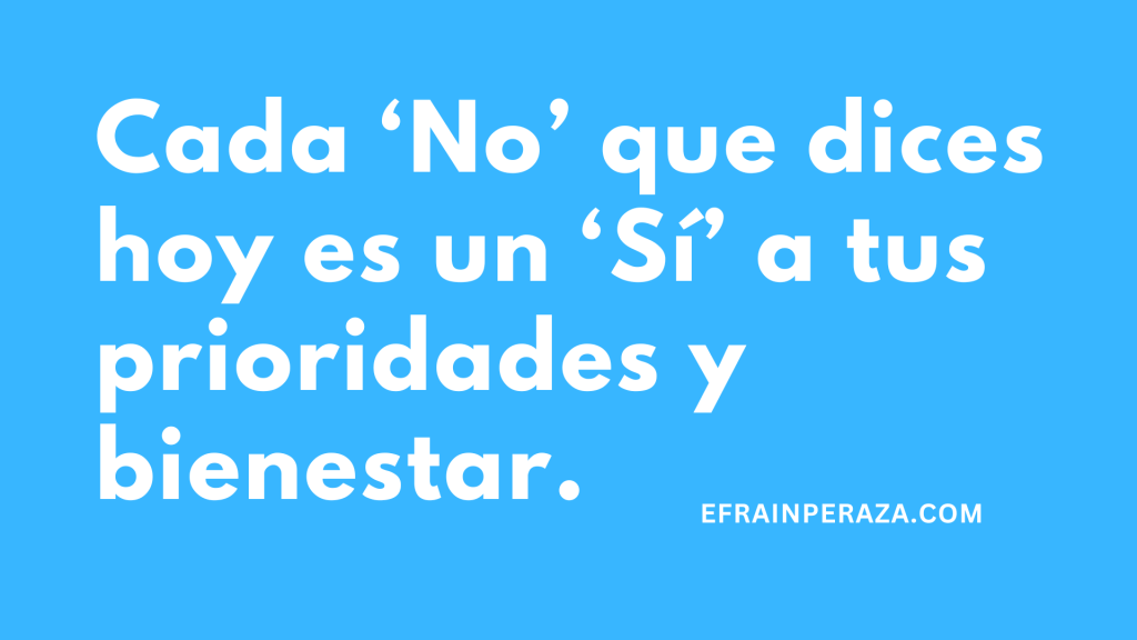 El Poder del ‘No’: Cómo Proteger tu Energía y Maximizar tu&nbsp;Productividad
